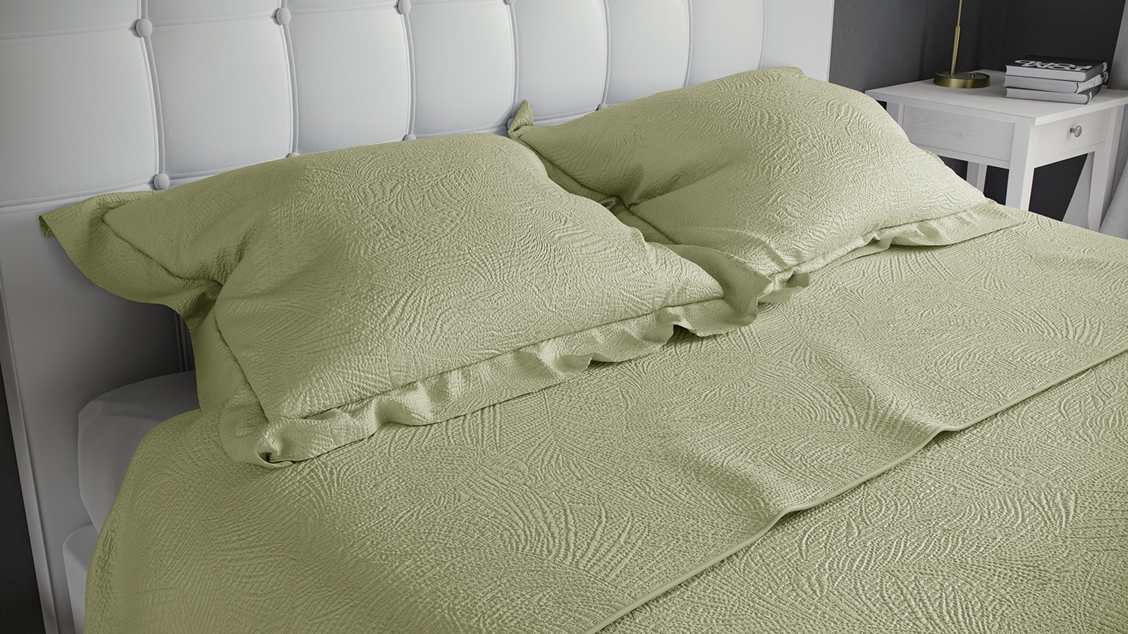 Комплект покривало і наволочки Oliva - Фото 2