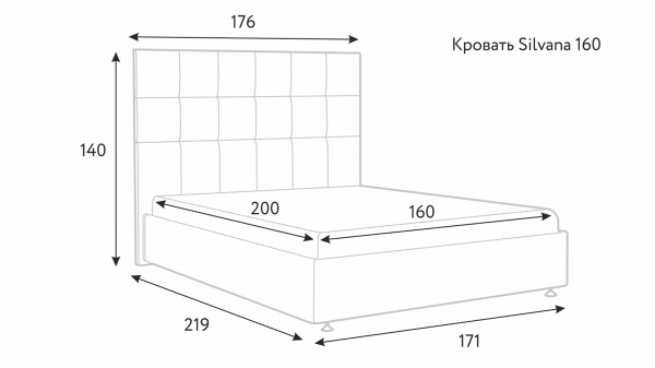 Кровать Siesta New