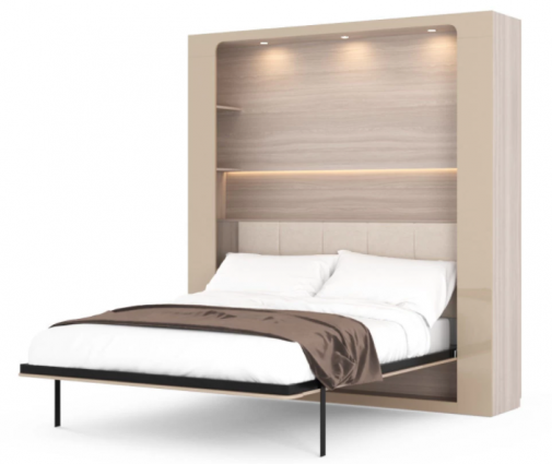 Wall Bed комплект: шкаф-кровать цвет ясень, диван ткань Iris, матрас - Фото 1
