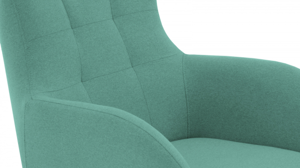 Интерьерное кресло Sleepshop Leonardo Ontario, голубое - Фото 5